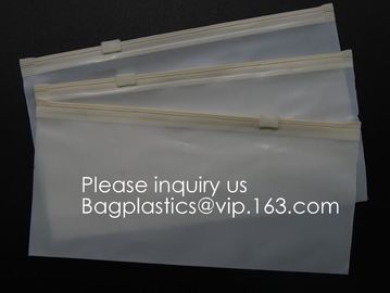 100% compostable material Slider grip bag PLA Biodegradable Corn Starch Compostable Slider lock Bag for food storage