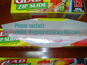 Reclosable Zip Poly Bags with Resealable Lock Seal Zipper for Clothing, T-Shirt, Brochure, Prints, Handicraft Gift