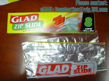 Reclosable Zip Poly Bags with Resealable Lock Seal Zipper for Clothing, T-Shirt, Brochure, Prints, Handicraft Gift