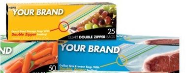 zipper mini ziplock bags plastic clear slider ziplock bags,Resealable Zipper Jumbo Size QUART ZIPPER FREEZER BAG