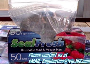 Antibacterial baby zipper bag,Food grade plastic ziplocK, grip seal, grip lock, zip closure top Ziplock Zipped Lock Reus
