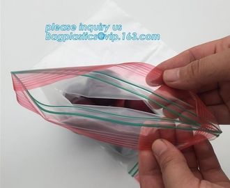 ZiplocK color Double zipper food storage bags, custom products clear matte stand up ziplocK storage bags CORN STARCH BAG