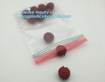 ZiplocK color Double zipper food storage bags, custom products clear matte stand up ziplocK storage bags CORN STARCH BAG