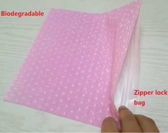 Biodegradable corn starch packing clear ziplock bag custom printed zipper bags plastic ziplock bag, Food Grade LDPE Pla