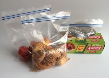 Vacuum Ziplock Storage Bags Double Zipper Sandwich bags, Food Packaging Sealed Zip Lock Bags for Storage, bagplas