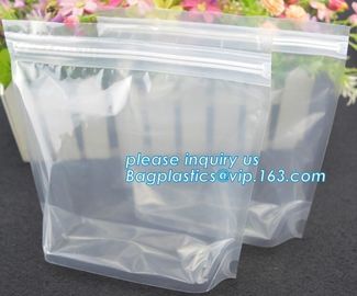 Flexible food Packaging 8 sides sealed flat bottom gusset bag, Professional Production Plastic Medication ZiplocK Zip