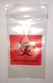 Biohazard 4 Layer Specimen Transport bag, pe glove, pe packaging, pe bags on roll, disposable PE gloves, disposable bag