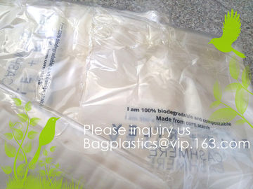 Corn Starch Compostable Plastic Biodegradable Food PLA Plastic Ziplock Bags matte ziplock bags for underwear, CORN BAGS