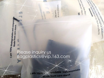 Biodegradable plastic zipper bag t-shirt zip lock food packaging bags,Resealable Zip Lock Bags, Food, Gift, Household