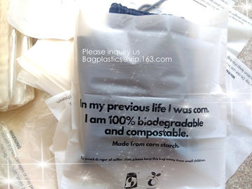 PLA Biodegradable Corn Starch Compostable LDPE Ziplock Bag, Environmentally friendly, recyclable, reusable, reclosable