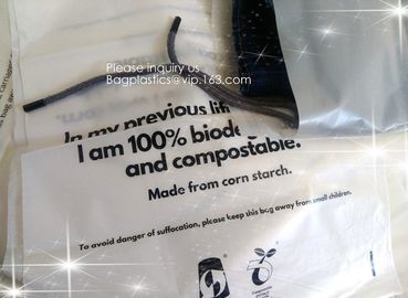 PLA Biodegradable Corn Starch Compostable LDPE Ziplock Bag, Environmentally friendly, recyclable, reusable, reclosable