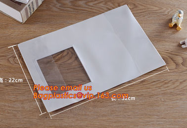 Card pocket A4 A5 B5 Clear PVC Document bag PVC Zipper file bag Plastic file document bag, Office Suppliers Waterproof F