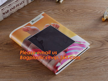 Card pocket A4 A5 B5 Clear PVC Document bag PVC Zipper file bag Plastic file document bag, Office Suppliers Waterproof F