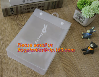 Best Selling Promotional Clear Vinyl Fashion Travel Cosmetic Bag, Custom clear packing PVC bag with slider PVC cosmetic