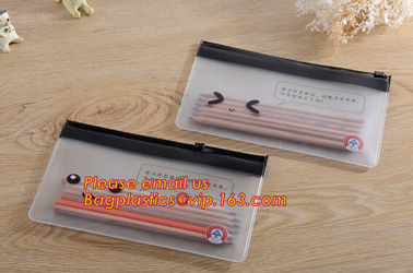 Promotion Custom Clear PVC Vinyl Plastic Zipper Pencil Bag, popular students custom plastic zipper pvc pencil bag