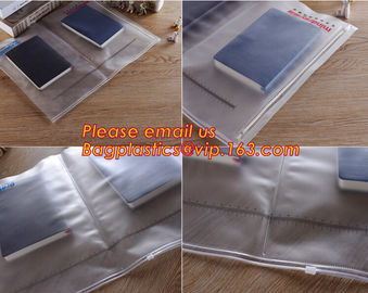 Clear PVC TPU Cosmetic Bag Rainbow Color Transparent Plactic Material Zipper Cosmetic Storage Pouch