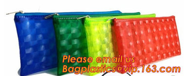 lovely water-proof pencil case promotional plastic mateiral pencil bag cleazipper file bag for pencil