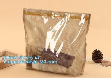 Custom transparent clear Pvc Cosmetic Pouch,Printed Vinyl Travel Cosmetic Bag Zipper PVC Pouch Bag,Ziplock Pouch with Lo