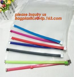 Office School Supply A4/5/6 Plastic PVC Document Bags With Zipper File Folder Stationery Pen Bag For Office School Suppl