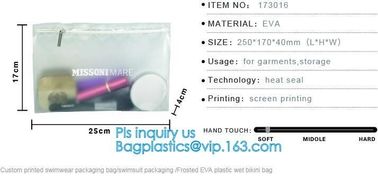 Cheap Frosted PVC Zip Lock Document Bag With Customized Logo，A4 PP /PVC Plastic clear File Folder/Document Bag with Fast