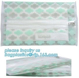 Biodegradable BUTIPOD bag, portable travel ziplock baby wipe wet tissue bag, dispenser case packaging, tissue packaging