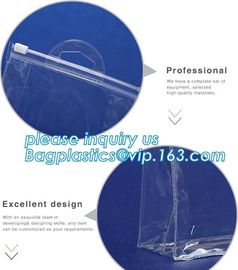 Biodegradable Customised printing Clear PVC Cosmetic Standup Ziplock Pouch,Toiletries Cosmetic Pvc Pouch With Marble Dig