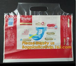 Compostable corn starch Hot selling biodegradable pulling pants nappy packaging plastic diaper bag, corn starch mailing