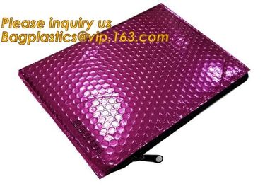 Custom ziplock zipper bubble bag/bubble slider bag,Shielding Bag Aluminum Foil Bag Metallized Foil Bag Nylon Vacuum Bag