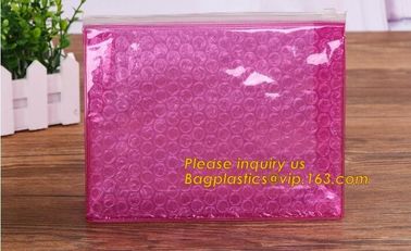 Wholesale Price Anti Shock Plastic PE Material Mailer Slider Air Ziplock Bubble Bag,Bubble ziplock bag/bubble slider bag