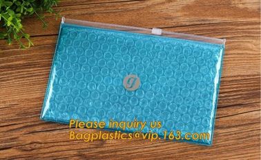 Bubble ziplock bag/bubble slider bag/bubble zipper bag customize color size printing,Bubble Padded Bag EPE/PO Film Bag E