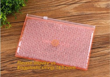 Bubble ziplock bag/bubble slider bag/bubble zipper bag customize color size printing,Bubble Padded Bag EPE/PO Film Bag E