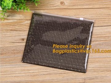 Mini small pouches ziplock bags with slider zip plastic bags zipper bubble mailers with laser film/custom design bagease