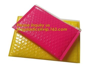 Promotional inner pad slider seal bags Recycled material heavy duty brown kraft paper bubble envelope padded mail bags