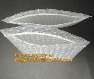Reclosable Reusable Packing Bubblemetallic glossy holographic cosmetic packing ziplock bubble pouch slider zipper bubble