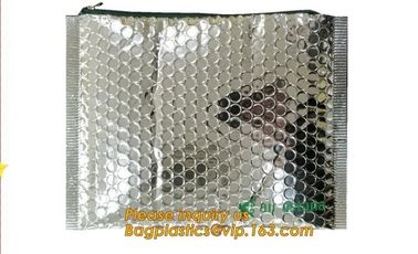 air mail metallic holographi rose gold bubble padded mailer / ziplock bubble bag/ slider bubble bag,Holographic Factory