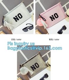Slider Zipper PVC Ziplock Bag With Hanger Hook For Men's Vest, Slider Zipper Bags For Towel Washing Goods Packaging, zip