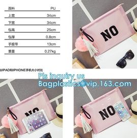 Slider Zipper PVC Ziplock Bag With Hanger Hook For Men's Vest, Slider Zipper Bags For Towel Washing Goods Packaging, zip