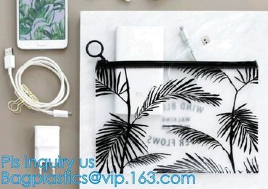 underwear packing slider zipper bags with hanger, Cosmetic Ziplock clear bubble bags, Manufacturer Clear Vinyl Slider Ba