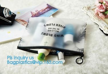underwear packing slider zipper bags with hanger, Cosmetic Ziplock clear bubble bags, Manufacturer Clear Vinyl Slider Ba