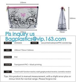 pvc pouch clear vinyl pvc ziplock bag, PVC zipper slider travel cosmetic bag, commodity package bag, matte frosted PVC s