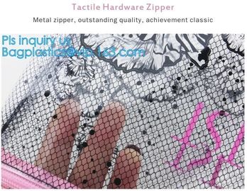 pvc pouch clear vinyl pvc ziplock bag, PVC zipper slider travel cosmetic bag, commodity package bag, matte frosted PVC s