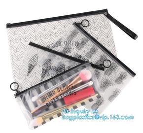 resealable slider ziplock eva plastic promotion bag, Frosted ziplock bag Plastic drawstring frosted Bags With Zipper Sli
