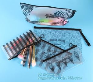 resealable slider ziplock eva plastic promotion bag, Frosted ziplock bag Plastic drawstring frosted Bags With Zipper Sli