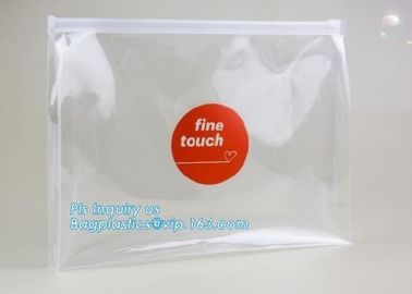 frosted zipper lock slider packing bag, cosmetic tool packaging sliding zipper bags, waterproof pe ziplock slider bags