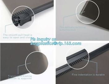 Promotion of cosmetics case price good clear slider top pvc bag, cosmetics soft eva ziplock slider bag eco bag, slider
