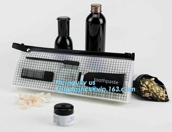 Flat Pouch Bag Type Clear PVC Plastic Slider Ziplock bag, swimwear packaging eva bags,slider zipper bags for towel, slid