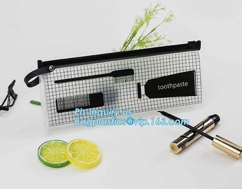 Flat Pouch Bag Type Clear PVC Plastic Slider Ziplock bag, swimwear packaging eva bags,slider zipper bags for towel, slid