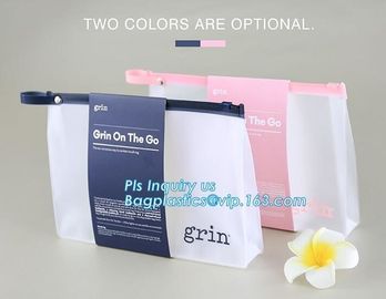 slider ziplock pvc travel cosmetic bag, Cartoon Kid Handbag Pu Cheaper Plastic Zipper Slider Clear Pvc Bag, slider zippe
