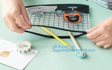 Frosted Plastic EVA Garment Packing Bag With zipper slider, EVA packaging zipper ziplock bag with zipper slider