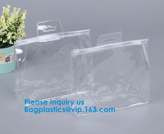 Eco-Friendly Heat Seal Frosted PVC /EVA Ziplock Bag Frost Pvc/Color Pvc Nylon Zipper, Pvc Zipper